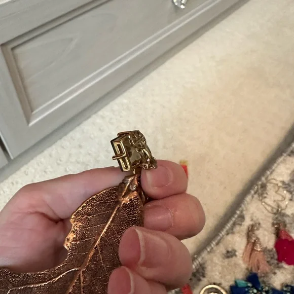 Nordstrom Copper Oak Leaf Earrings Jewelry - Picture 2 of 2